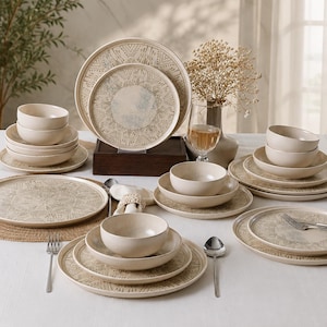 Matte geschirr set