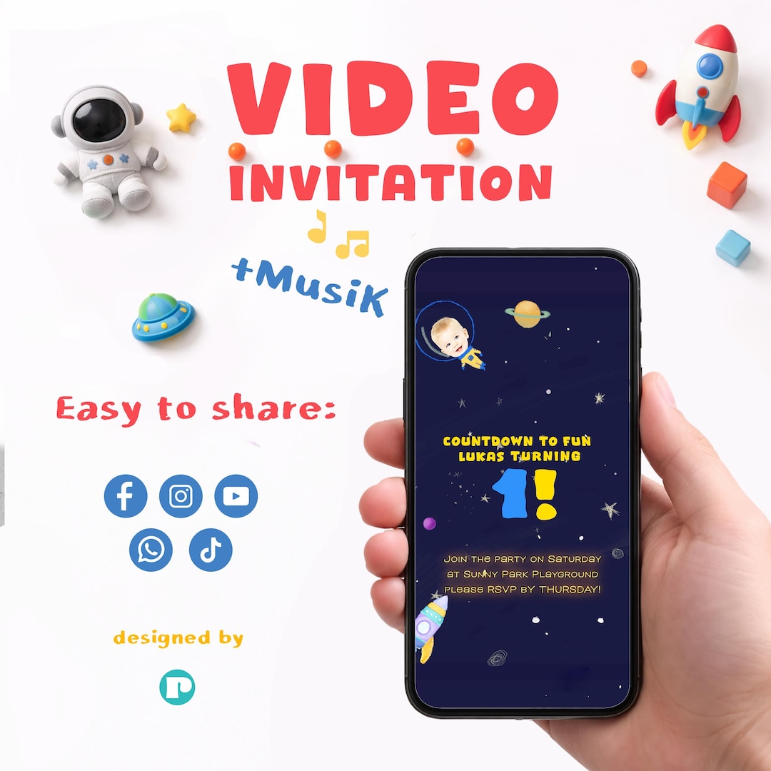 Hand-drawn Video Invitation With Music | Animated Custom Invite - Etsy