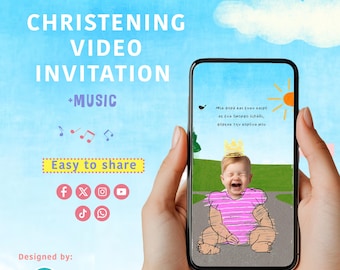 Custom Digital Invition Video - Personal Event Invite