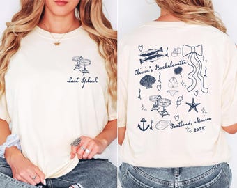 Coastal Bachelorette Shirt Sardines Bach Sweatshirt Fisherman Aesthetic Bride Tshirt Beach Tee Seaside Bach T Shirt Gift Comfort Colors®