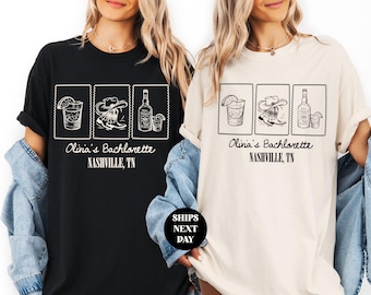 Custom Nashville Bachelorette Shirt Rodeo Bachelorette Tshirt Cowgirl Bachelorette Tee Nashville Bridal Party T-shirt Comfort Colors®