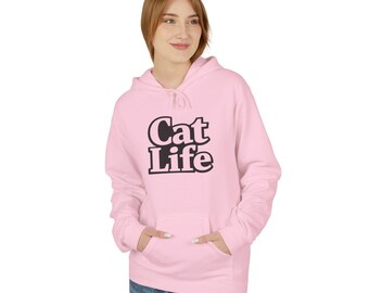 Cat Life Retro Hoodie | Cozy Lover Sweatshirt, Mom Gift