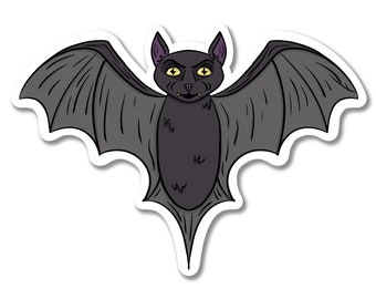 Vampire Bat Waterproof Sticker - Halloween Lover Gift