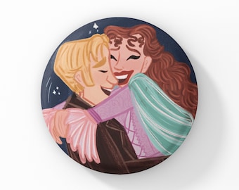 One Love One Lifetime Romantic Phantom of the Opera  Pin-back Buttons