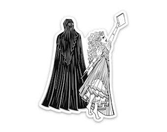 Reach The Guardian Original Paranormal Romance Character Art Sticker Decal ST053