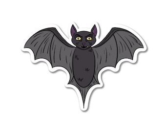 Black Bat Vinyl Sticker Decal Creator of the Night Collection