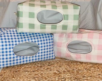 Diaper & Wipe Pouch - Baby Diaper Clutch - Travel Baby Bag - Changing Bag Organizer - Handmade Baby Gift - Minimal Diaper Bag