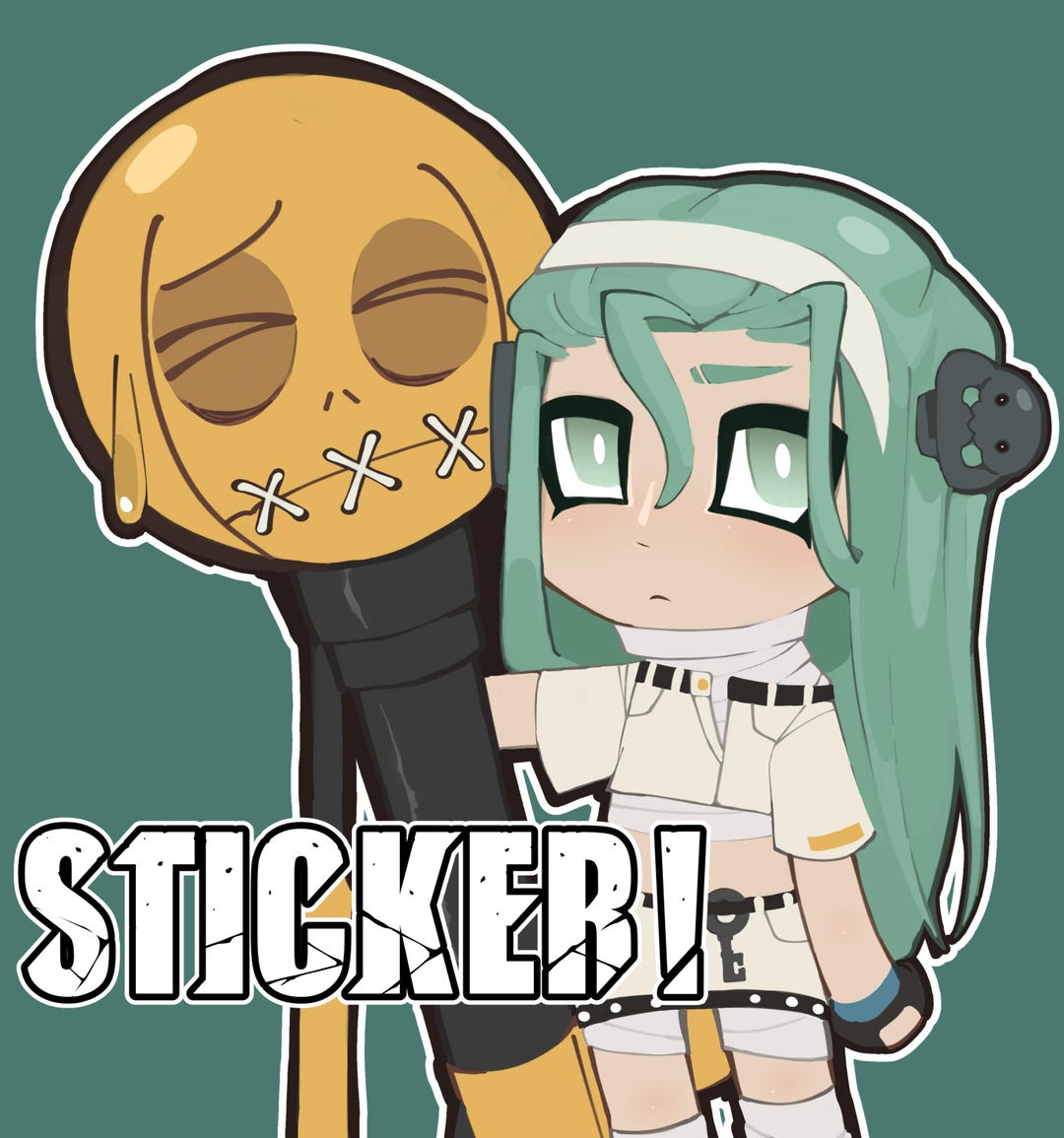 Guilty Gear Sticker - A.B.A & Paracelsus - Etsy