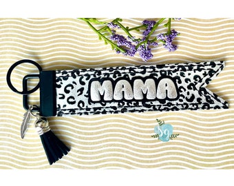 Keychain personalize for Mom, PUFF Name Letters, Mother's Day Gift, Keychain Dad, Destination Wedding, Custom Keychain, Keychain Charm