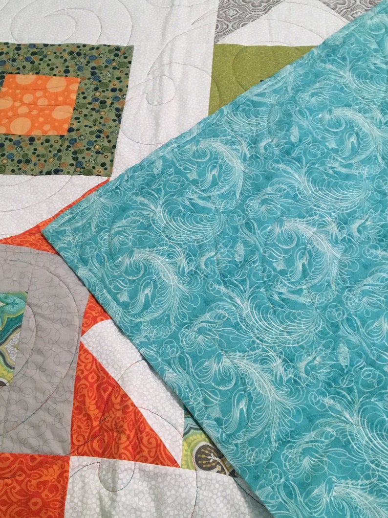 Handmade Boxy Stars Quilt - Etsy