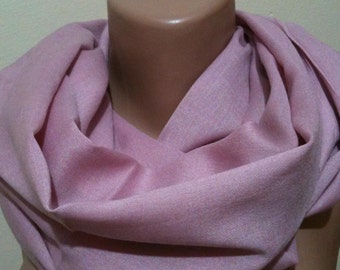 Écharpe Pashmina Infinity Rose, Châle, écharpe légère, très douce, écharpe à boucles, écharpe tube, cadeau pour mère, cadeau pour elle, écharpe ronde