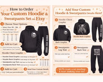 Hoodie und Jogginghose im Set