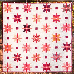 Spark quilt pattern--instant download PDF