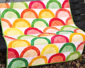 Citrus quilt pattern--instant download PDF