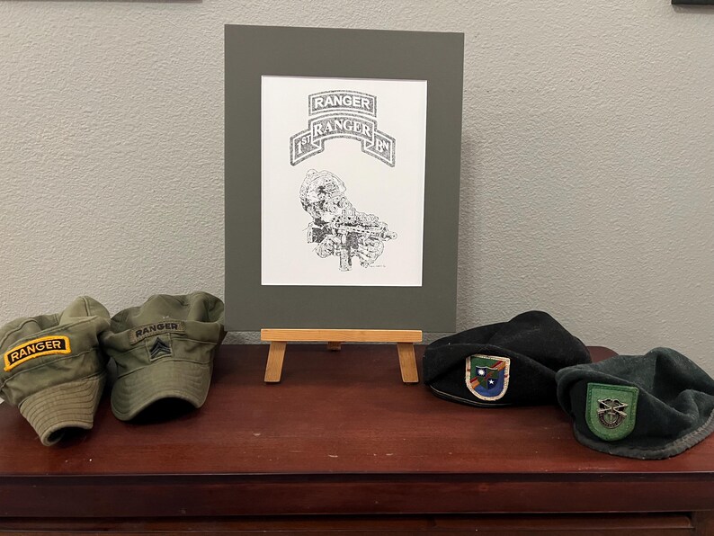 Scroll Ranger Custom 1st Ranger Battalion Scroll With Ranger Tab - Etsy