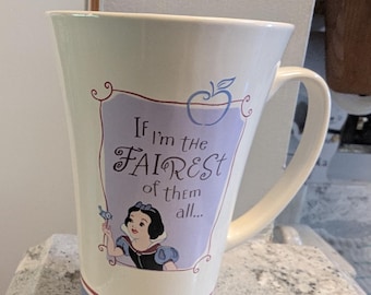 DISNEY Snow White Hallmark Happily Ever After? Ceramic Coffee Tea Mug Cup 12oz