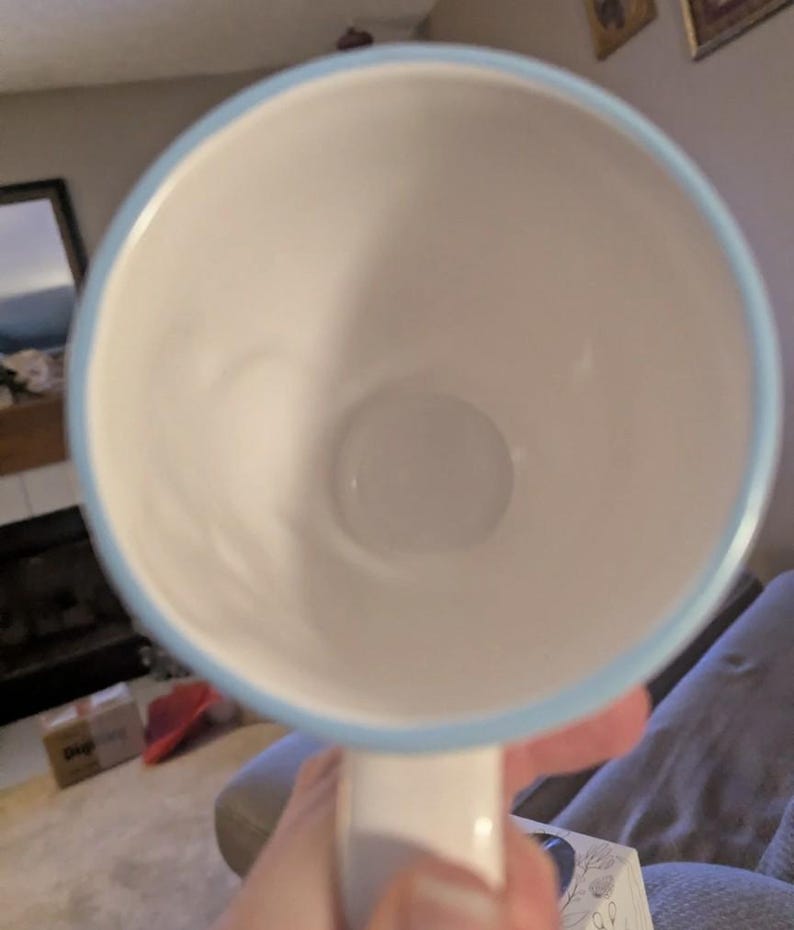 Disney Rae Dunn Frozen Anna & Olaf Up To Snow Good Double Sided Mug bild 5