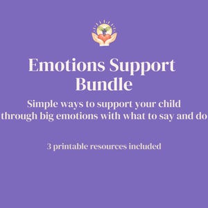 Toddler Emotion Coaching Bundle, What to Say During Big Emotions, Calm Down Toddler, Parenting Scripts, Ages 1-3