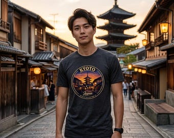 Kyoto Vintage Japan Tee | Cultural Graphic Tee