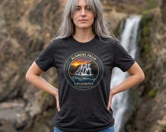 Alamere Falls Vintage Waterfall Tee, T-Shirt | California Nature Tee
