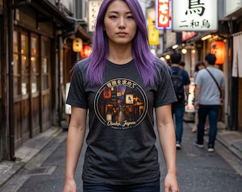 Japan Alleyway Vintage Tee | Osaka Travel Shirt