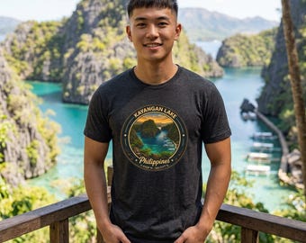 Kayangan Lake Philippines Vintage Tee | Island Coron T-Shirt