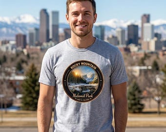 Rocky Mountain Vintage Colorado Hiking Tee | Nature Shirt