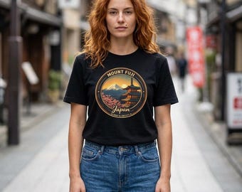 Mount Fuji Japan T-Shirt | Vintage Mountain Graphic Tee