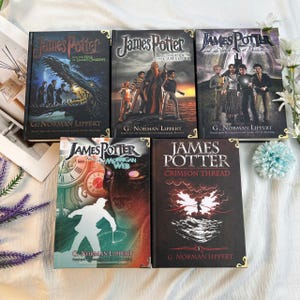 James Potter Series Hardcover Set By G Norman Lippert, Wizarding World Sequel Collector Gift, Marauders Next Generation, Next Gen Fanfiction