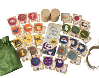 DIY Jesse Tree Ornament Set for Advent