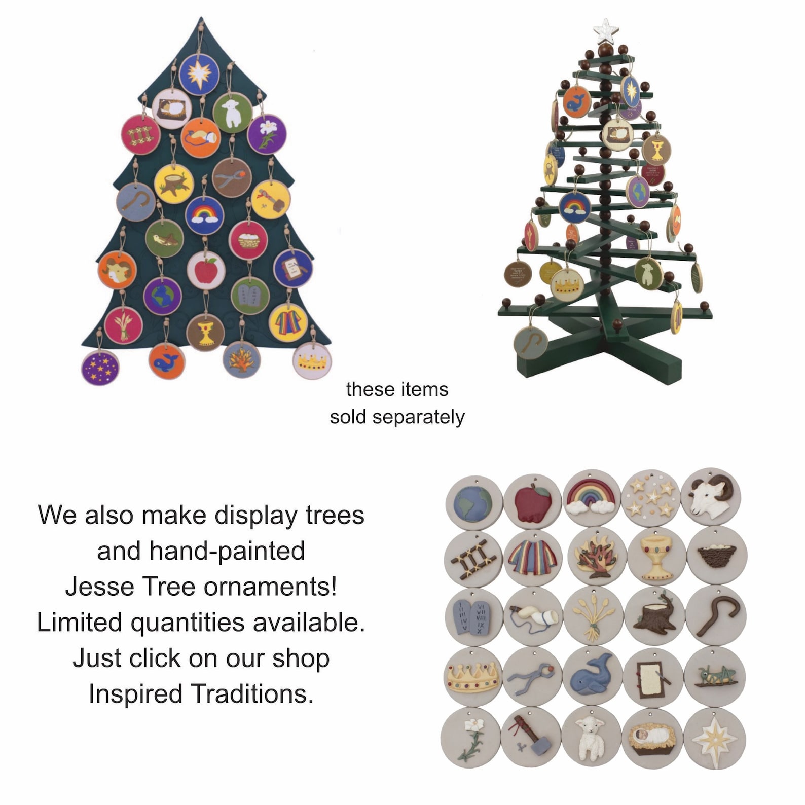 DIY Jesse Tree Ornament Gift Set With Advent Book Etsy