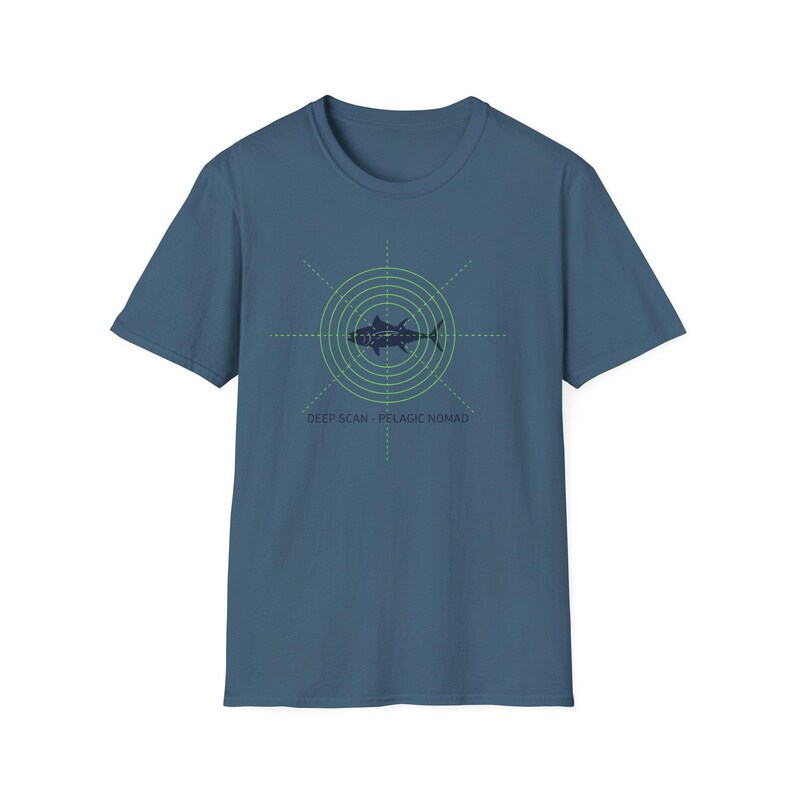 Deep Scan Pelagic Nomad Fishing Shirt | Sonar Fish Graphic Tee image 6