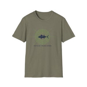 Deep Scan Pelagic Nomad Fishing Shirt | Sonar Fish Graphic Tee image 3