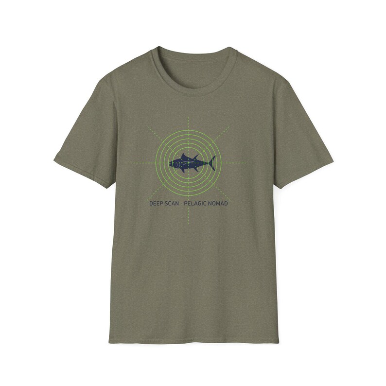Deep Scan Pelagic Nomad Fishing Shirt | Sonar Fish Graphic Tee image 3