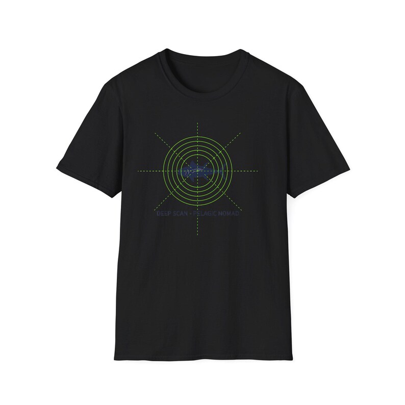 Deep Scan Pelagic Nomad Fishing Shirt | Sonar Fish Graphic Tee image 2