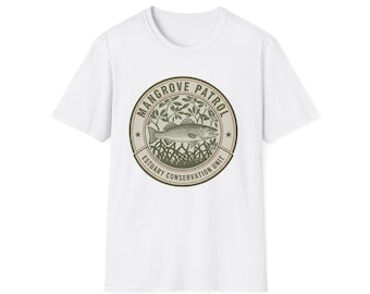 Mangrove Patrol Estuary Conservation T-Shirt | Fishing Wildlife Protection Tee