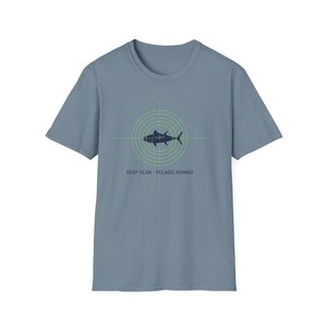 Deep Scan Pelagic Nomad Fishing Shirt | Sonar Fish Graphic Tee image 5