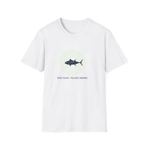 Deep Scan Pelagic Nomad Fishing Shirt | Sonar Fish Graphic Tee image 1