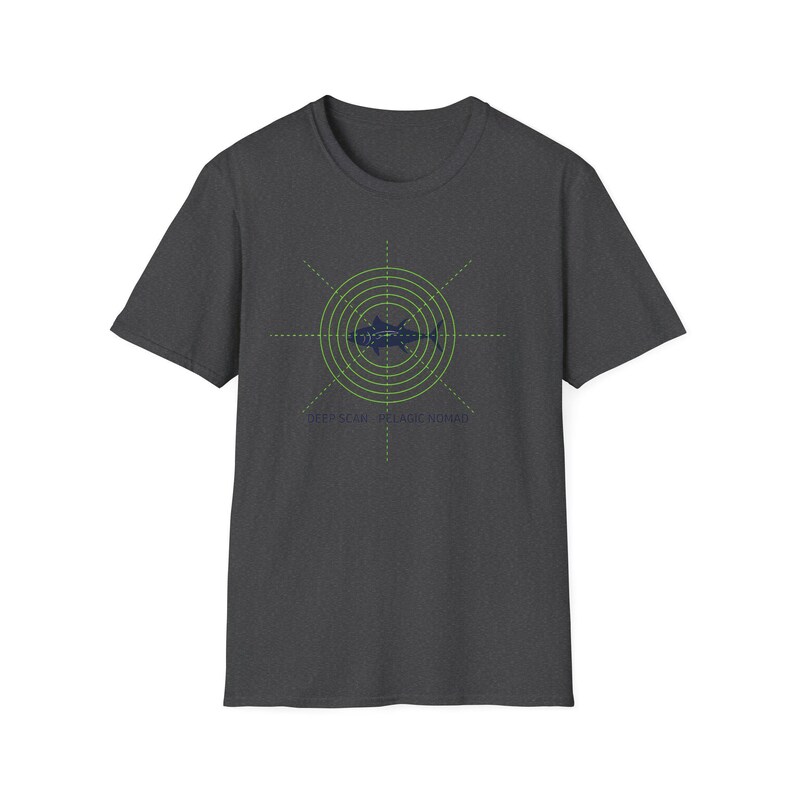 Deep Scan Pelagic Nomad Fishing Shirt | Sonar Fish Graphic Tee image 4