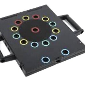 Portable Multi-Function Push-Up Board with Color-Coded Positions