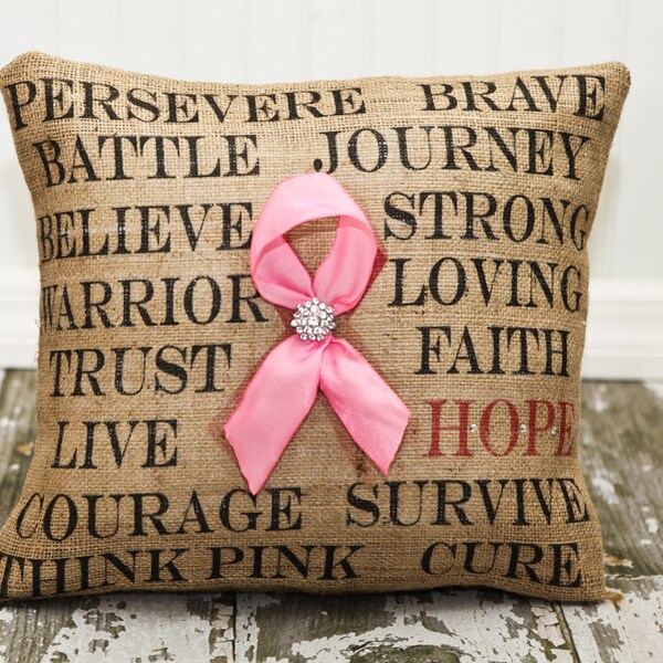 Breast Cancer Hope Pillow Cover