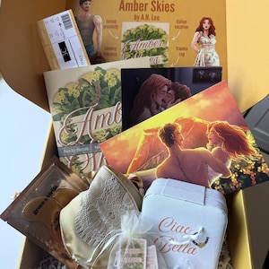 Amber Skies by A.N. Lee - PR Box w/ Signed Paperback Edition & Other Goodies