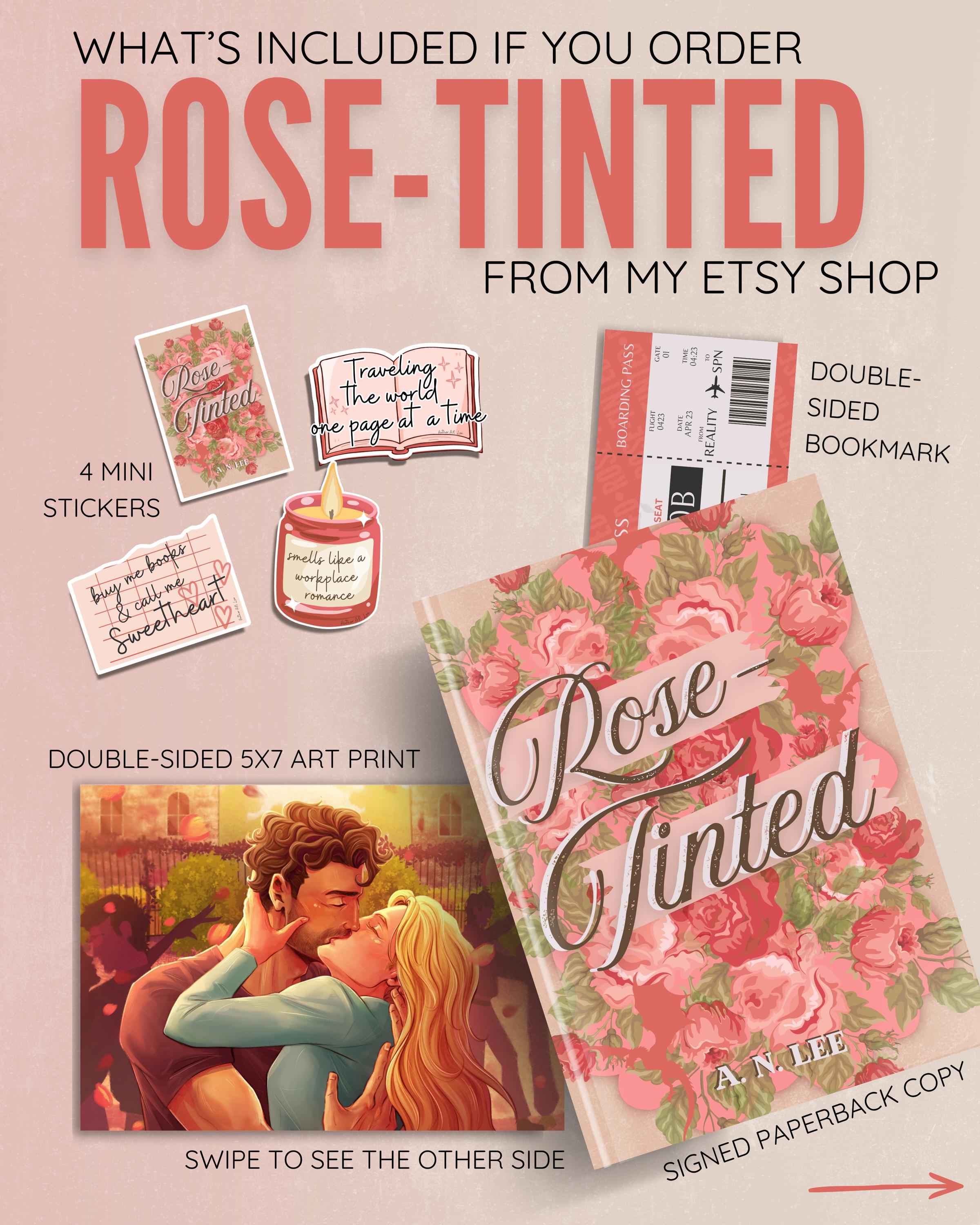 Rose-tinted by A.N. Lee - Signed Paperback Edition W/ Other