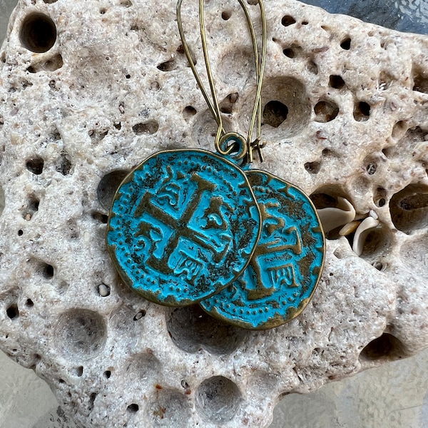 Shipwreck Coin Earrings