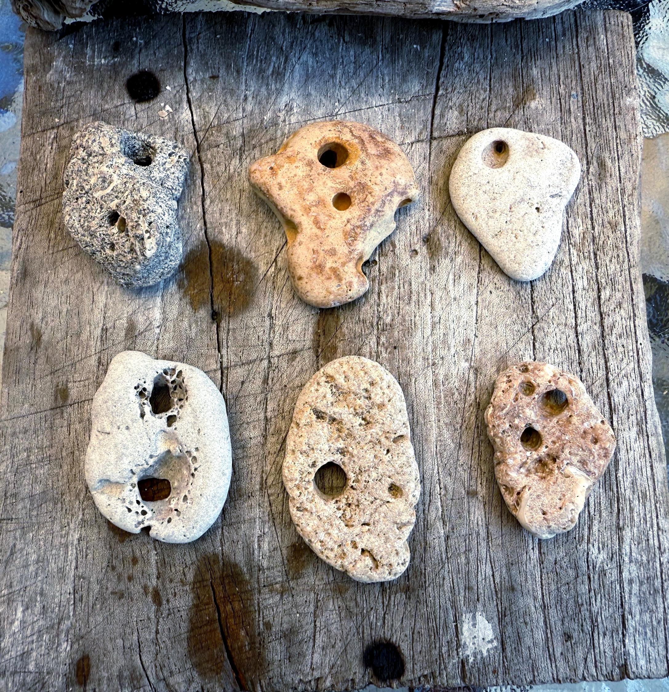 Hag Stones, Fairy Stones, Holey Stones, Hex Stones, Adder