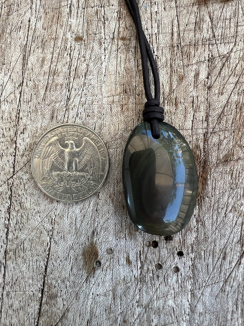 Rainbow Obsidian Necklace - Etsy