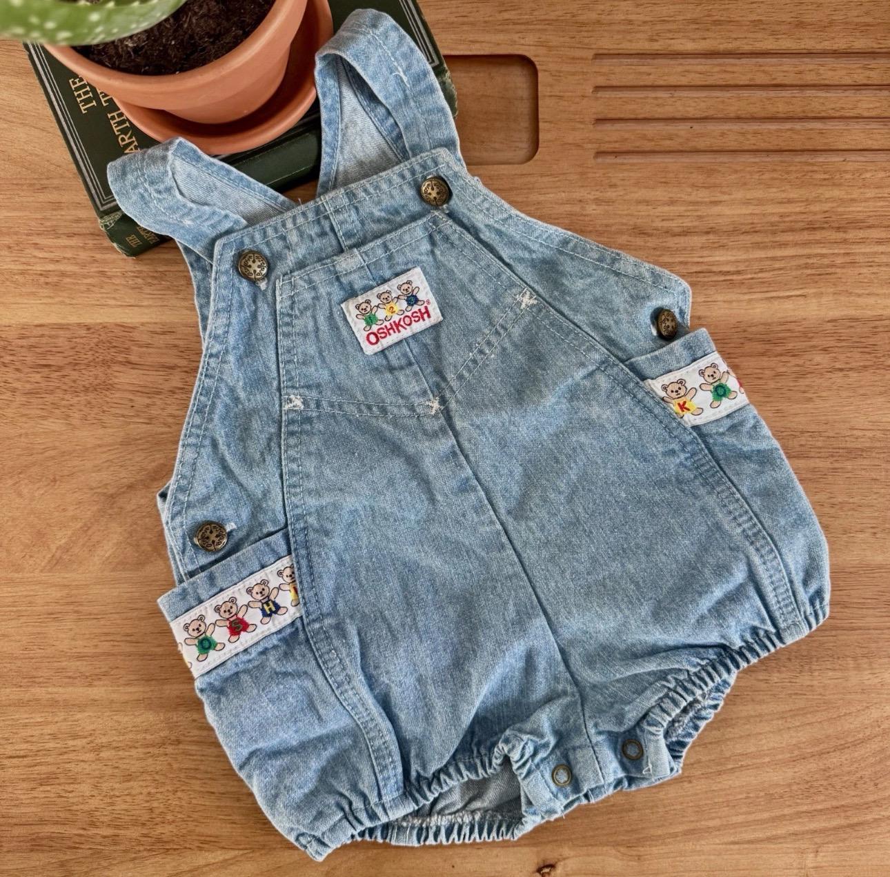 Vintage Oshkosh Overalls 18/24 - Etsy