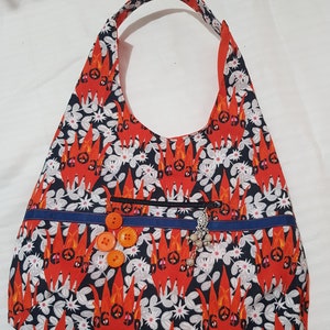 Bags with zip pockets all day handbag Free Postage