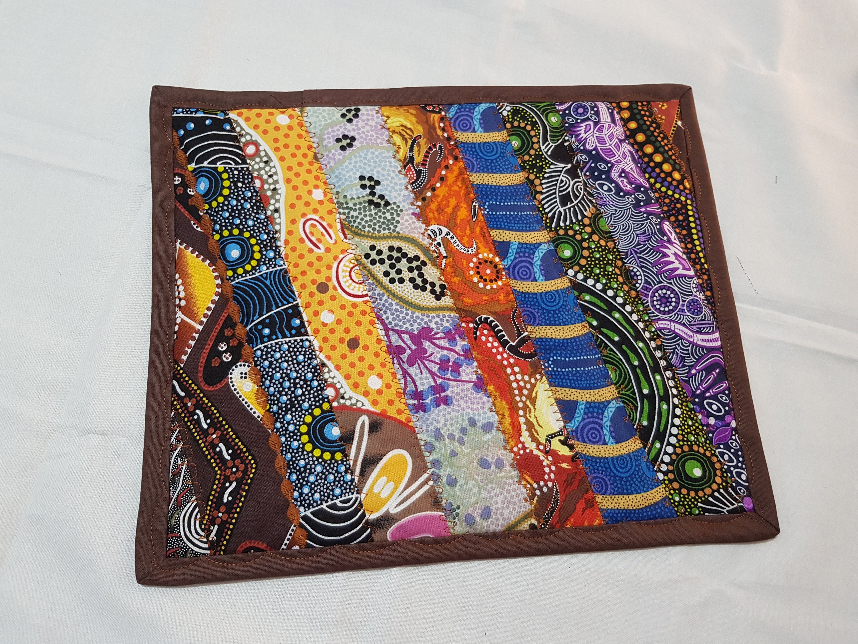 Quilted Aboriginal Place mats Quilted Place mats Etsy