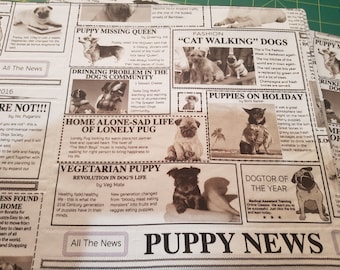 Place Mats Hand Made Dogs/Puppies Design Set of Four